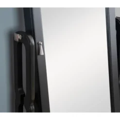 Lola Cheval Mirror/Jewelry Wardrobe Black - Powell Company -Baxton Studio Store GUEST bd023b6a 8099 49e2 99e7 f646a7091120