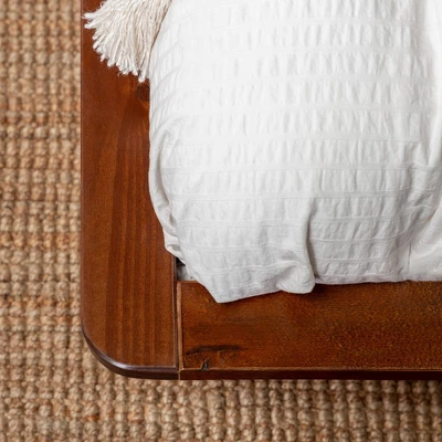 Boho Solid Wood Spindle Platform Bed - Saracina Home 13 Boho Solid Wood Spindle Platform Bed - Saracina Home - Image 13