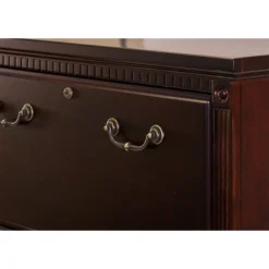 53.25" Huntington Club Four Drawer File Cabinet Cherry - Martin Furniture -Baxton Studio Store GUEST bed512be 742c 40ef 8d18 901aa3f364a0