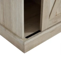 Edyo Living Rustic Farmhouse Wood TV Stand Media Console Table With Sliding Barn Doors And Adjustable Shelves For TVs Up To 65 Inches -Baxton Studio Store GUEST bef49aca fbe3 4b7c 8bf7 9e16e79a9437