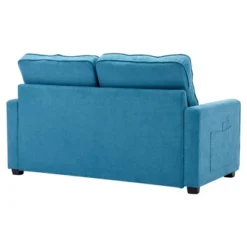 59.4" Upholstered Loveseat Sofa Couch, Pull-Out Sofa Bed With Side Pocket-ModernLuxe 23 59.4" Upholstered Loveseat Sofa Couch, Pull-Out Sofa Bed With Side Pocket-ModernLuxe -Baxton Studio Store GUEST befb8bd4 fd41 4cb4 8a9f 2106cd374981