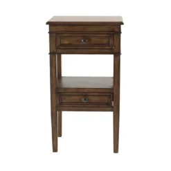 Distressed Wooden Side Table With Drawers - Olivia & May -Baxton Studio Store GUEST bf19c413 9439 472c beae 05abd2f97493