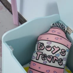 Qaba Kids Toy Chest Wooden Toy Storage Box Organizer Chest With Magnetic Hinge, Large Chest Space, & Groove Handle -Baxton Studio Store GUEST bfc61fcd a47f 432e 9460 0a479922f783