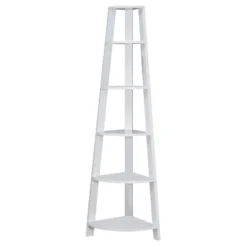 Bookcase With Corner Accent Étagère 60" - EveryRoom® -Baxton Studio Store GUEST c0753e0c fbc1 4153 b5b7 43ff84810d2c