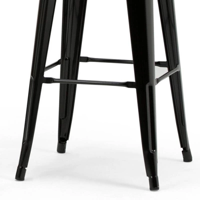 Set Of 4 30" Josephine Metal Counter Height Barstools - WyndenHall 4 Set Of 4 30" Josephine Metal Counter Height Barstools - WyndenHall - Image 4