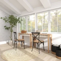 Large Farmhouse Wood Console Table Brown - Olivia & May 22 Large Farmhouse Wood Console Table Brown - Olivia & May -Baxton Studio Store GUEST c4f0f86a c34f 4248 9ee8 ebaec5c136ae