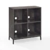 Jacobsen Record Storage Cube Bookshelf Brown Ash - Crosley