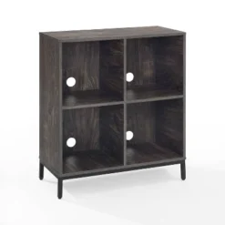 Jacobsen Record Storage Cube Bookshelf Brown Ash - Crosley