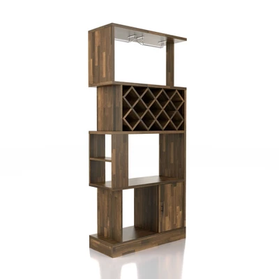 Wellster Wine Cabinet For 11 Wine Bottles And Stemware Rack - MiBasics 10 Wellster Wine Cabinet For 11 Wine Bottles And Stemware Rack - MiBasics - Image 10