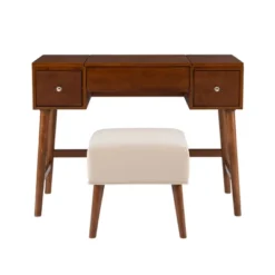 Viola Vanity Set Brown - Linon -Baxton Studio Store GUEST c777b6aa a1b5 4b97 b376 0366e8d012b4