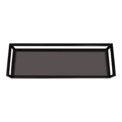 24" X 8" X 3" Blex Metal And Glass Wall Shelf - Kate & Laurel All Things Decor -Baxton Studio Store GUEST c7b5fe9a 1a84 4f5a bbc0 e322337882e7