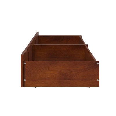 Set Of 2 Twin/Full Drawers Walnut - AFI 3 Set Of 2 Twin/Full Drawers Walnut - AFI - Image 3