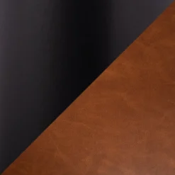 Casper Armchair Leather/Steel Black/Camel Brown - LumiSource -Baxton Studio Store GUEST cb535829 acff 41b1 a05a d71513931608