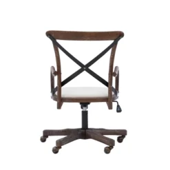 Carson Café Office Chair Gray - Linon -Baxton Studio Store GUEST cb58c2b8 290e 4e53 b688 5043d9a10ffb