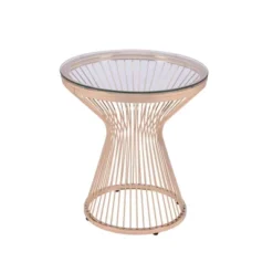 Poppy Round End Table - Picket House Furnishings -Baxton Studio Store GUEST cc652483 db61 489e 87fa 0504cd7beeeb