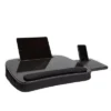 Sofia + Sam Multi Tasking Memory Foam Lap Desk (Black Top) - Supports Laptops Up To 15 Inches