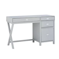 Peggy Side Storage Desk - Linon -Baxton Studio Store GUEST cd54a98a 8169 491f ad9b 27c3fbfb6395