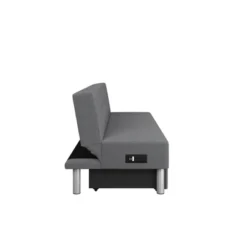 Wilton Dream Convertible Futon Sofa Bed Charcoal - Serta -Baxton Studio Store GUEST cdc773d6 eb8f 4a59 9b75 e2c9a95c1cac