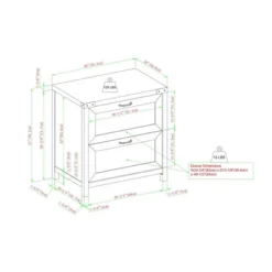 Rustic Farmhouse 2 Drawer File Cabinet - Saracina Home -Baxton Studio Store GUEST ce05d634 a539 4a58 b7fc 0d5df5749416