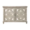 Alessandra 2 Door Credenza Ivory - Treasure Trove Accents