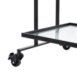 Industrial Metal Bar Cart Black - Olivia & May 11 Industrial Metal Bar Cart Black - Olivia & May -Baxton Studio Store GUEST cfe83935 cd6b 4d56 9d01 9787deee6114