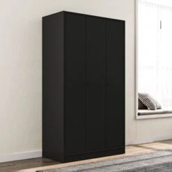 Denmark 3 Door Wardrobe - Polifurniture -Baxton Studio Store GUEST d0136164 746b 4f59 bc07 9ee8a10a8832