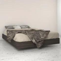 Queen Tribeca Platform Bed Black - Nexera