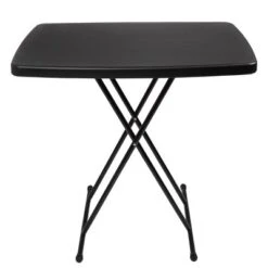 Folding Table Set - Set Of 2 Lightweight Portable Tables - Small Plastic Desk For Camping, Playing Cards, Crafting, And More By Everyday Home (Black) 10 Folding Table Set - Set Of 2 Lightweight Portable Tables - Small Plastic Desk For Camping, Playing Cards, Crafting, And More By Everyday Home (Black) -Baxton Studio Store GUEST d1a60895 1889 4e41 8255 ea0ba6aff028