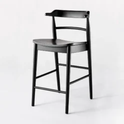 Kaysville Curved Back Wood Counter Height Barstool - Threshold™ Designed With Studio McGee -Baxton Studio Store GUEST d21e6bf0 f7dc 462d b6fb 696cfe37d8fe