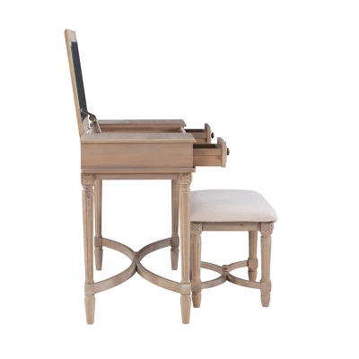 Cyndi Wash Vanity Gray - Linon 6 Cyndi Wash Vanity Gray - Linon - Image 6