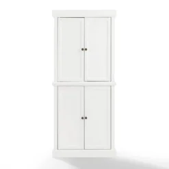 Shoreline Tall Corner Pantry White - Crosley -Baxton Studio Store GUEST d2ae5fce acfa 411d 849d 91a5731af703
