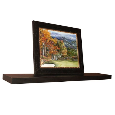 48" Floating Shelf Wall Mounted Hidden Brackets Espresso - Inplace 1 48" Floating Shelf Wall Mounted Hidden Brackets Espresso - Inplace