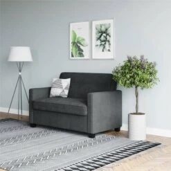 Cassidy Sofa Sleeper With Memory Foam Mattress - Room & Joy -Baxton Studio Store GUEST d461790b 9afe 4d46 9285 8a9b09dfb8f4