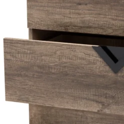 Baxton Studio Wales Modern And Contemporary Oak Wood Finish 3 Drawer Chest Light Brown -Baxton Studio Store GUEST d484fe4f 755f 496d 86f1 bbf07b750341