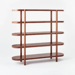 57" Portola Hills 5 Shelf Horizontal Bookcase - Threshold™ Designed With Studio McGee -Baxton Studio Store GUEST d4e4de44 a36f 4f1c a7dc 6f48b9fe8187