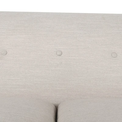 Mableton Mid-Century Modern Upholstered 3 Seater Sofa - Christopher Knight Home 4 Mableton Mid-Century Modern Upholstered 3 Seater Sofa - Christopher Knight Home - Image 4