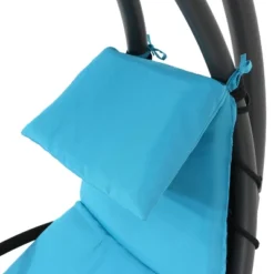 Sunnydaze Decor Sunnydaze Outdoor Hanging Chaise Floating Lounge Chair With Canopy Umbrella And Arc Stand 14 Sunnydaze Decor Sunnydaze Outdoor Hanging Chaise Floating Lounge Chair With Canopy Umbrella And Arc Stand -Baxton Studio Store GUEST d6c87df4 ab8f 435c 9337 193ced7d88f1