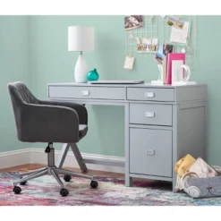 Peggy Side Storage Desk - Linon -Baxton Studio Store GUEST d70e783f 2682 4fe7 84de 8283b5a20ad8
