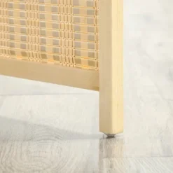 HOMCOM 4-Panel Bamboo Room Divider, 6 Ft Folding Privacy Screen With 2 Display Shelves For Bedroom And Office, Natural -Baxton Studio Store GUEST d7b3a259 a4bc 4c42 9187 94ed70c0c836