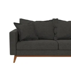 Maryan Pillowback Wood Stretcher Sofa Gray Linen - Room & Joy 17 Maryan Pillowback Wood Stretcher Sofa Gray Linen - Room & Joy -Baxton Studio Store GUEST da265011 62e5 4fb0 855f b56065792a88