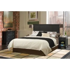 3pc Queen Bedford Bedroom Set Black - Home Styles -Baxton Studio Store GUEST dbaff3f5 3859 42e1 9ee4 cefcad231565