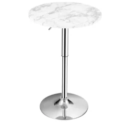 Costway Round Bistro Bar Table Height Adjustable 360-degree Swivel -Baxton Studio Store GUEST dca4e6c4 246d 4cbc 9959 1f172e35f11e