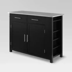 Full Savannah Stainless Steel Top Kitchen Island Cart - Crosley -Baxton Studio Store GUEST ddb9d3ca 4d39 4ce2 bb66 eaefba19c499