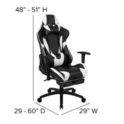 Flash Furniture Gaming Desk And Footrest Reclining Gaming Chair Set With Cup Holder, Headphone Hook, And Monitor/Smartphone Stand -Baxton Studio Store GUEST df2ba01c 174d 4044 ad88 1b64e03e72bc