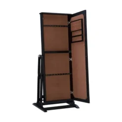 Lola Cheval Mirror/Jewelry Wardrobe Black - Powell Company -Baxton Studio Store GUEST df8243ef 8618 4f66 b99a 200b8ca4d62a