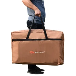 Costway Foldable Camping Table Outdoor BBQ Portable Grilling Stand W/Windscreen Bag -Baxton Studio Store GUEST e14c414e 553a 44d3 b63f f4339547aee0