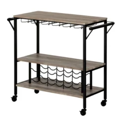 Munich Bar Cart With Wine Rack - South Shore -Baxton Studio Store GUEST e18a1d39 2d7f 4011 b466 5af3409eec3a