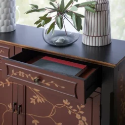 Jenny Hand Painted 2Door Console Table - Powell Company -Baxton Studio Store GUEST e18c3e89 ffc9 49ed 8c1b bb84bb56f69c