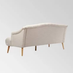Adelia Contemporary Tufted Sofa Beige - Christopher Knight Home -Baxton Studio Store GUEST e18db34b 3b96 423a 9717 3c347df3edb0