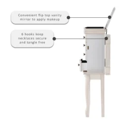 Helene Jewelry Armoire - Powell Company -Baxton Studio Store GUEST e1991224 e864 4c95 94c3 c97c5898522e